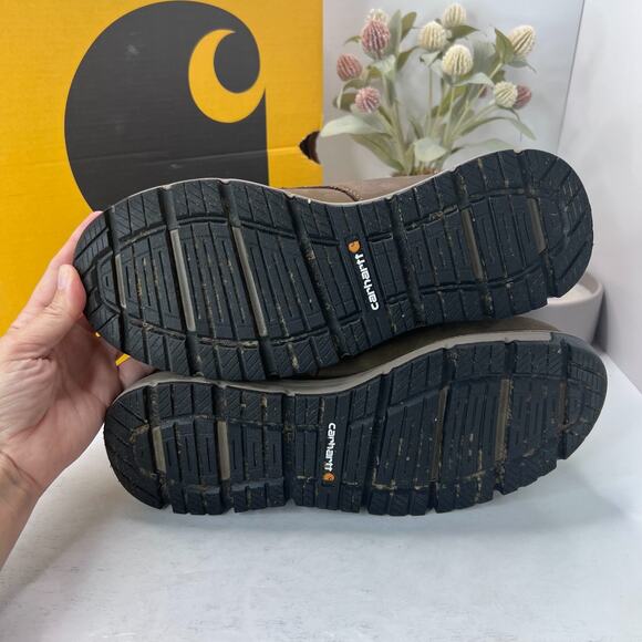 Carhartt Millbrook Waterproof 6" Nano Toe Work Boot Mossy Brown Men's 8 M - Picture 8 of 10